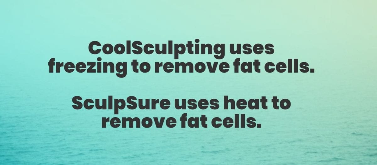 What’s the Difference Between CoolSculpting and SculpSure NewDermaMed